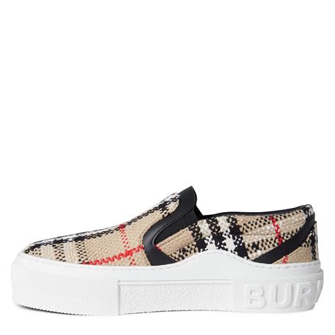 cheap burberry shoes for women|burberry slip on sneakers women's.